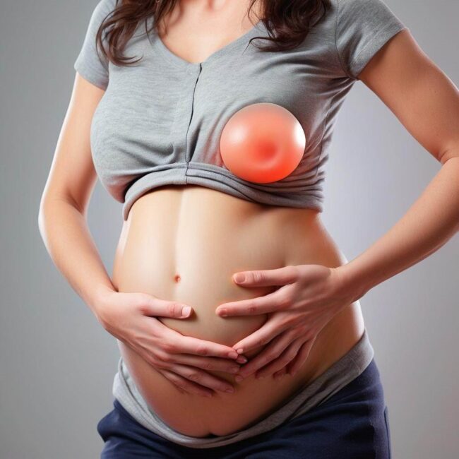 Ból pępka a dolegliwości żołądkowojelitowe w ciąży