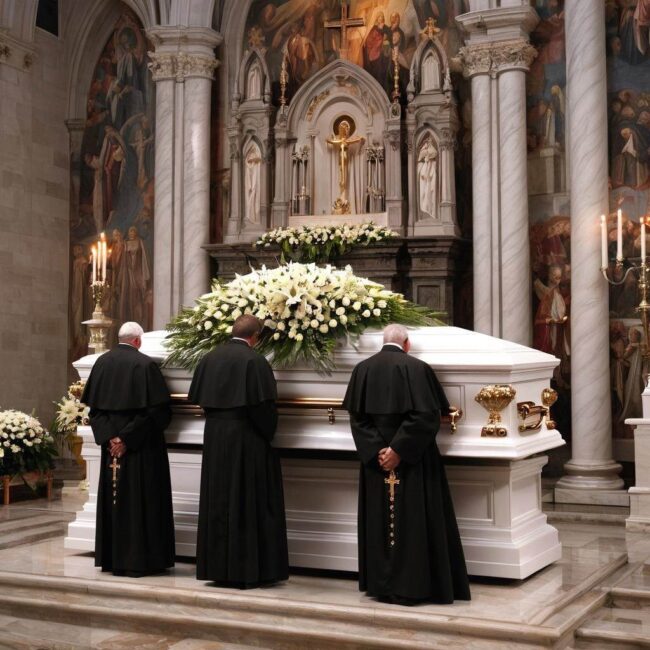 Długość modlitw żałobnych w katolickiej liturgii