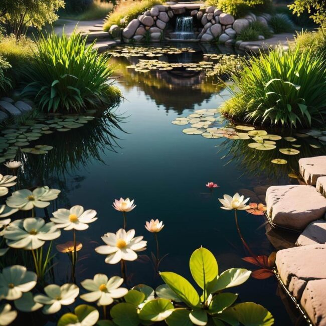 Oczko wodne plastikowe