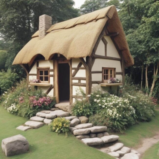 Szałas na działce letniskowej